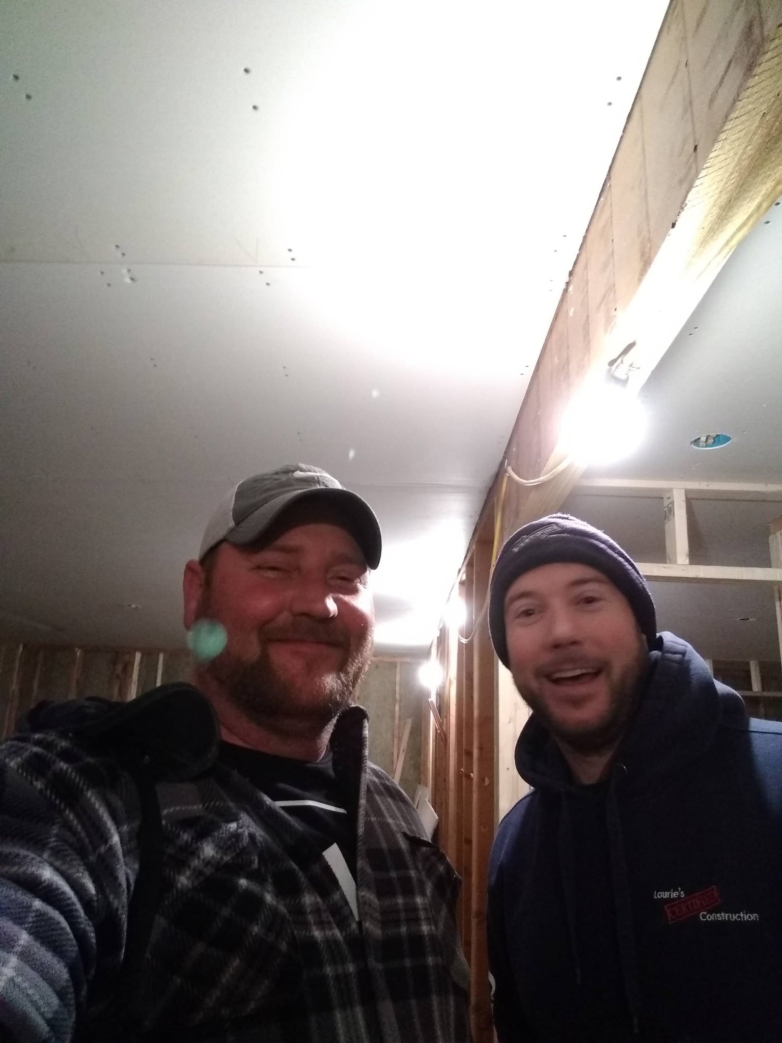 Roger working on-site